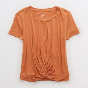 Aerie Twist Front Baby Tee